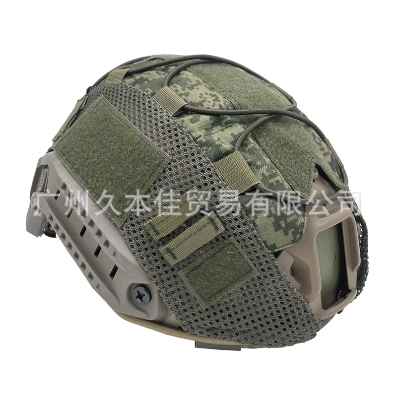 Casco táctico ruso de tela camuflaje para equitación y exterior - imagen 4