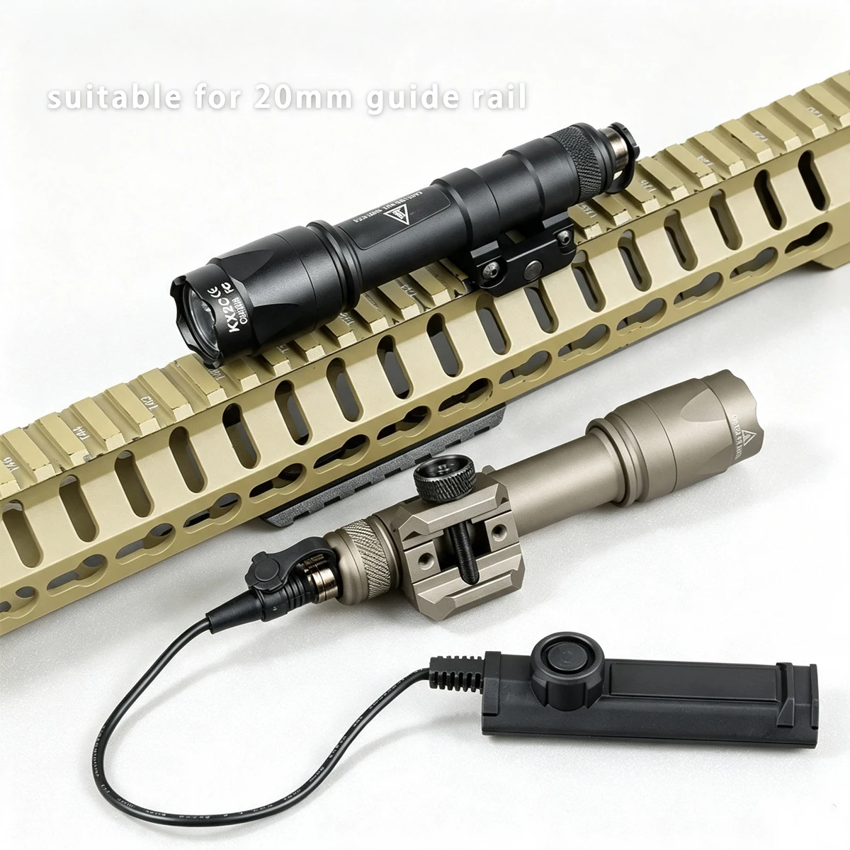 Linterna táctica Surefire M600C LED Picatinny 20 mm caza