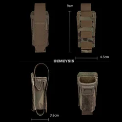 Portacargadores MOLLE para Glock 17/19 – Funda táctica airsoft
