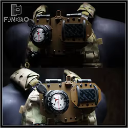 Placa táctica MOLLE de navegación para chaleco Airsoft con móvil