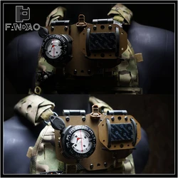 Placa táctica MOLLE de navegación para chaleco Airsoft con móvil