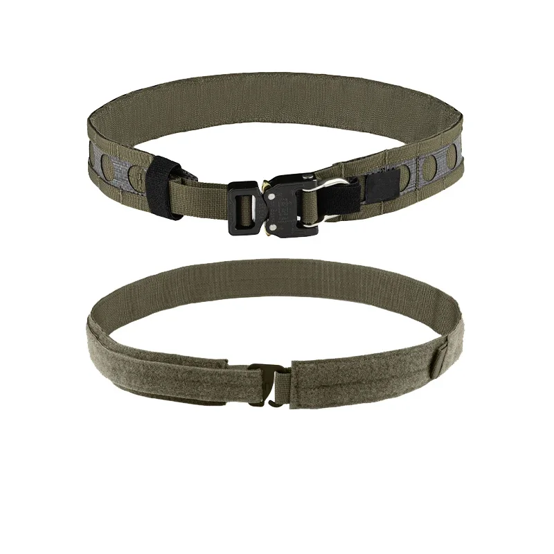 Cinturón táctico Multicam MOLLE Tegris doble capa, hebilla serpiente