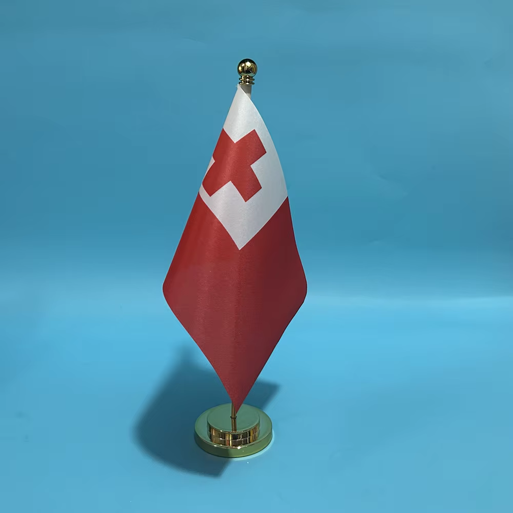 SKY Bandera Tonga poliéster nacional resistente de escritorio - imagen 5