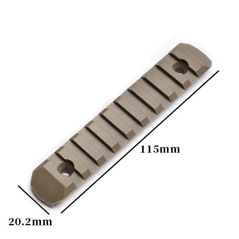Riel de 20 mm CNC para guardamanos Airsoft: M-LOK, KeyMod, Picatinny - imagen 5