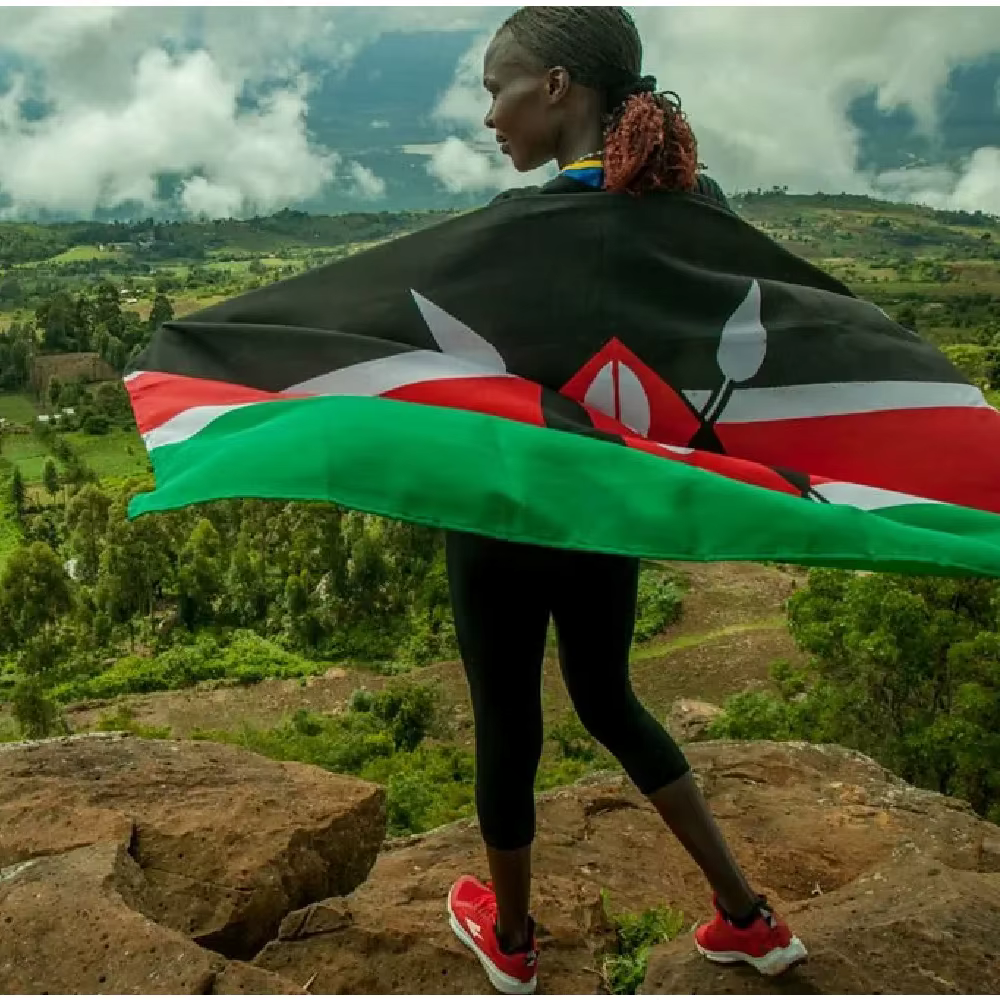 Ken Ke Kenya Bandera Oficial 90x150 cm