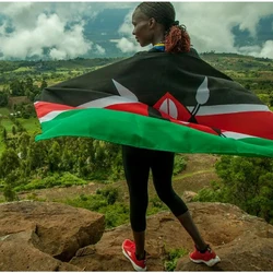 Ken Ke Kenya Bandera Oficial 90x150 cm
