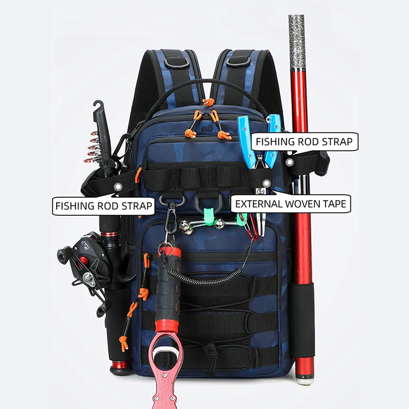 Mochila de senderismo multifuncional de gran capacidad para acampar - imagen 3