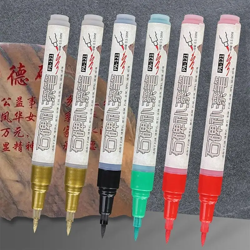 Rotulador pintura impermeable a base de aceite para reparar lápidas