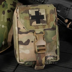KRYDEX Parche IFAK médico cruz reflectante para primeros auxilios