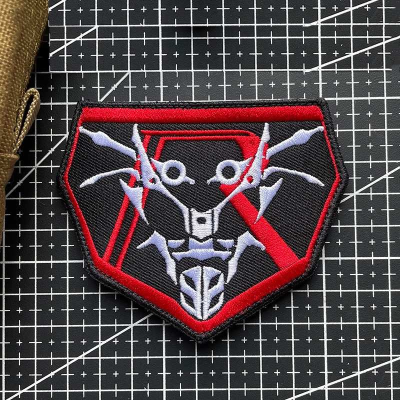 Parche bordado Kamen Rider – Termoadhesivo para mochila táctica