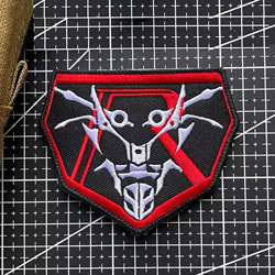 Parche bordado Kamen Rider – Termoadhesivo para mochila táctica