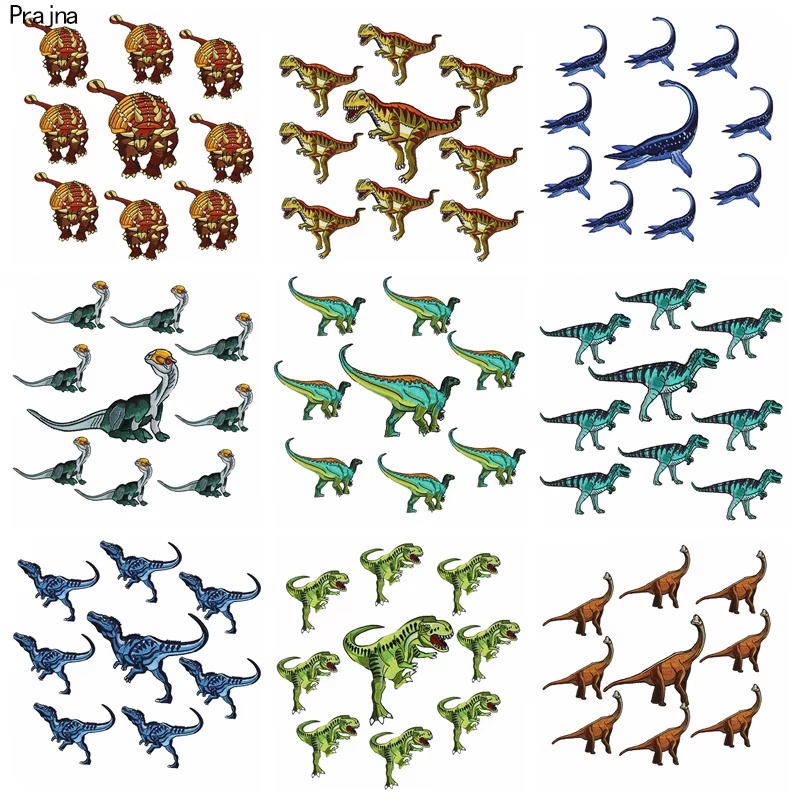 Parches bordados dinosaurio para planchar o coser en ropa - imagen 2