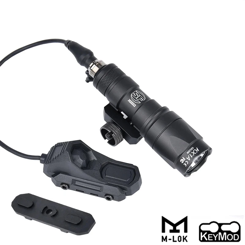 Surefir linterna táctica para riel Picatinny M-LOK KeyMod arma - imagen 3