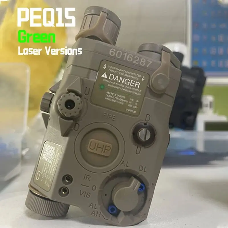 PEQ15 interruptor táctico doble control M300A con láser rojo y verde - imagen 2