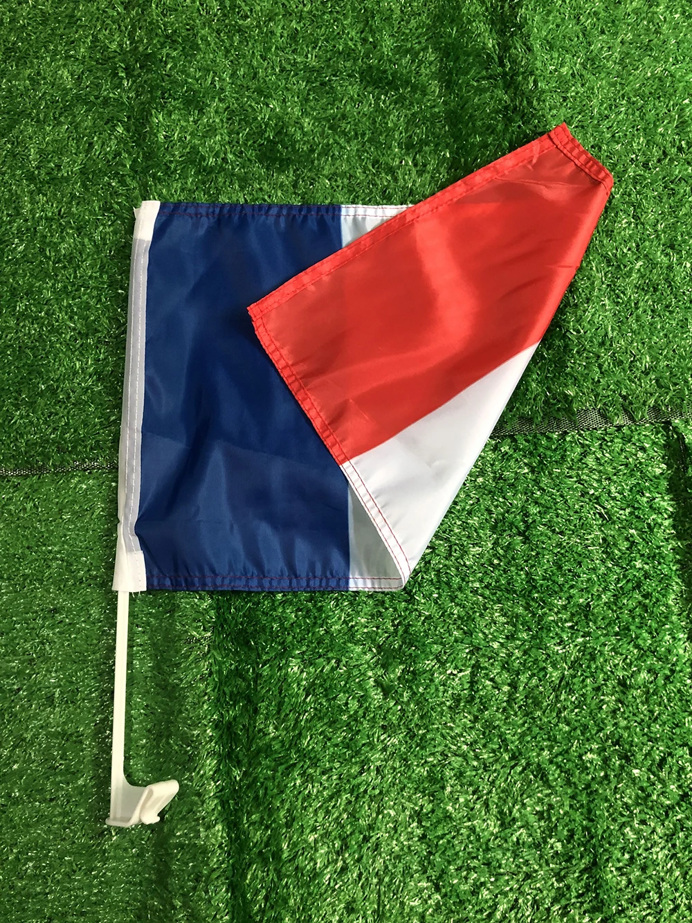 Bandera de Francia para coche – mástil plástico ondeante - imagen 4