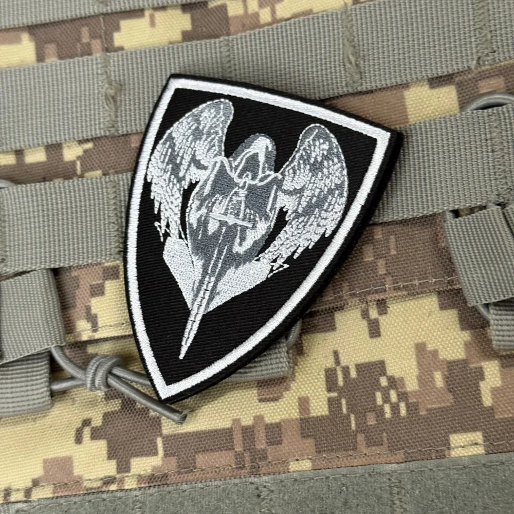 Vista del parche en estilo insignia