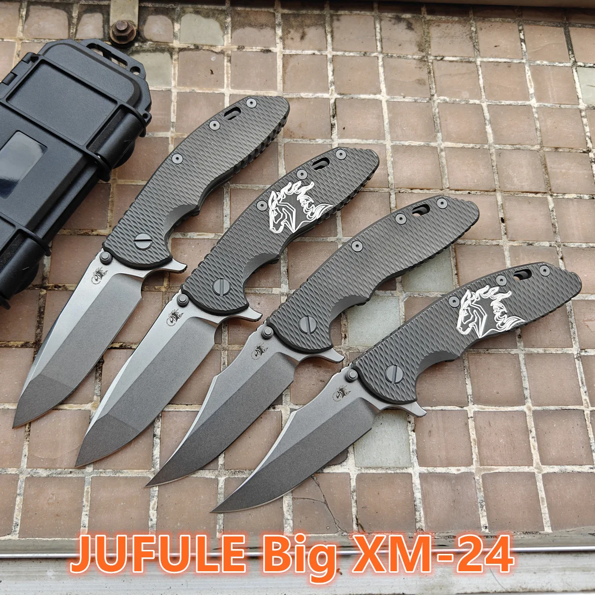 JUFULE XM-24 Cryo VG10: cuchillo plegable con mango de titanio - imagen 3
