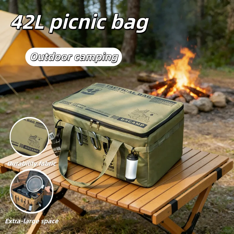 Bolsa táctica aislante impermeable plegable para picnic y camping - imagen 2