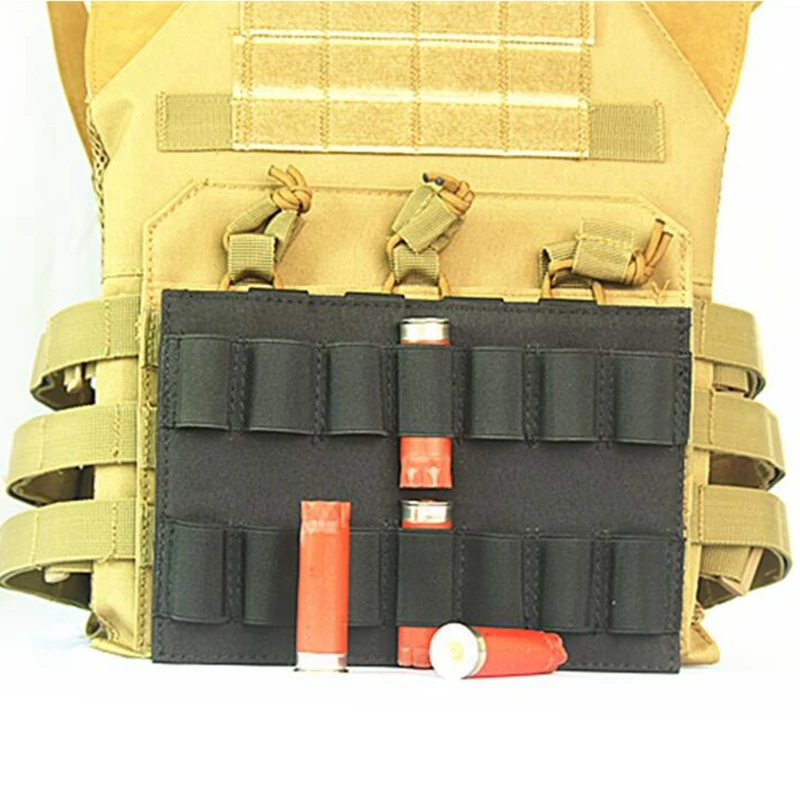 Porta cartuchos táctico para escopeta, panel MOLLE y Chemlight - imagen 2
