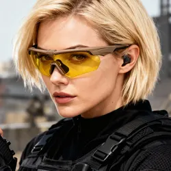 Gafas tácticas UV400 antipolvo y antiviento – Protección para tiro