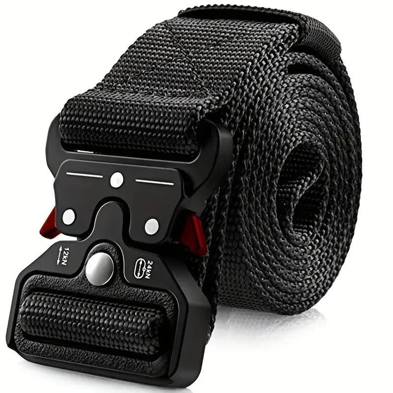 Cinturón táctico hombre ajustable duradero para caza y aire libre - imagen 2