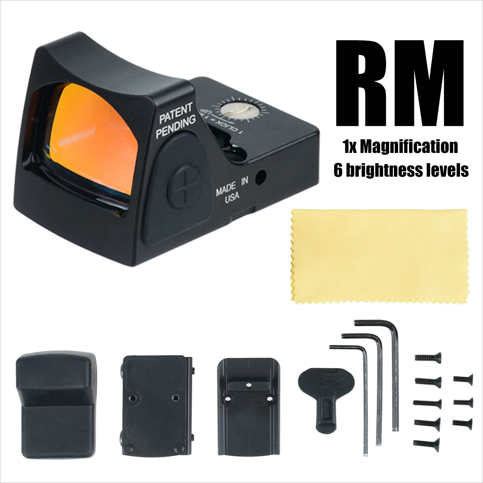 Mira Red Dot RM telescópica con soporte offset y elevación