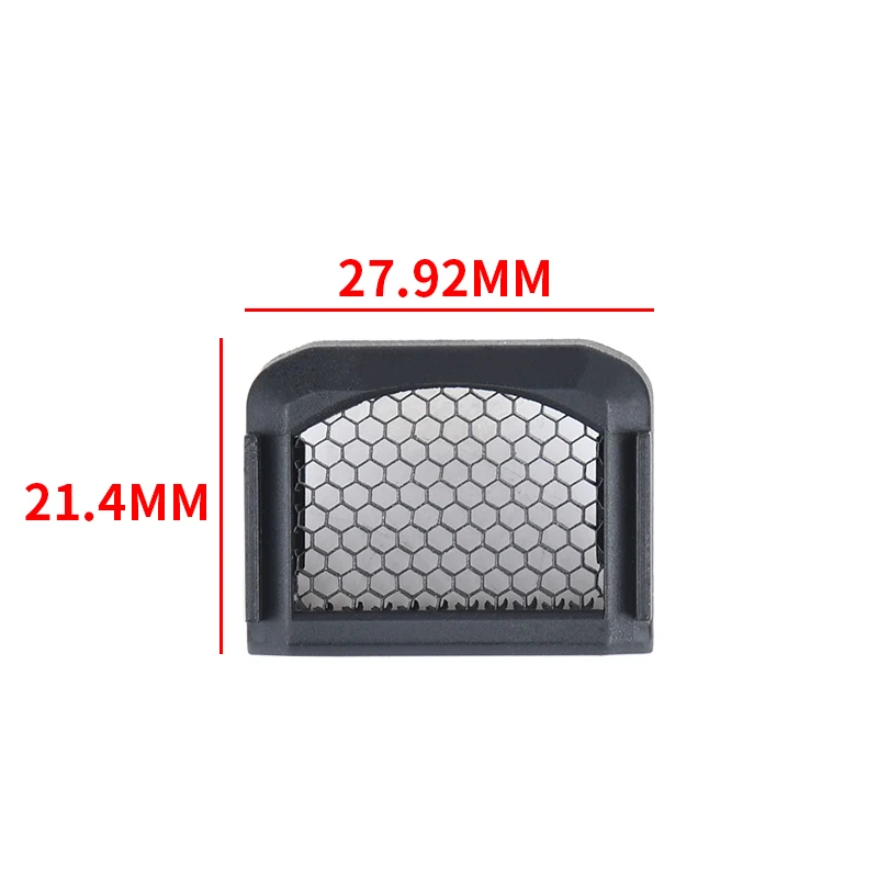 Protector para visera de casco con malla metálica panal - imagen 3
