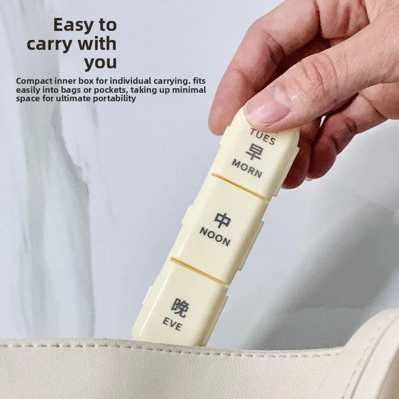 Diseño portátil para llevar la medicación