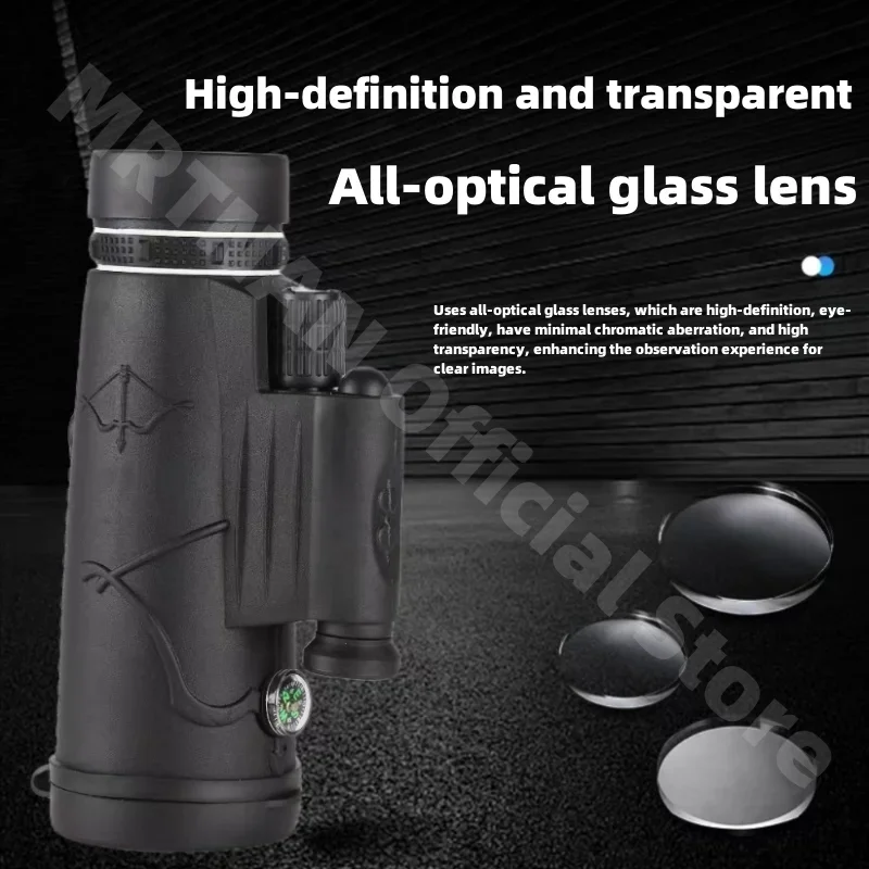 Binoculares militares de largo alcance con zoom HD para caza