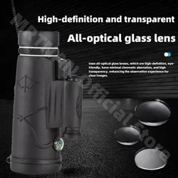 Binoculares militares de largo alcance con zoom HD para caza