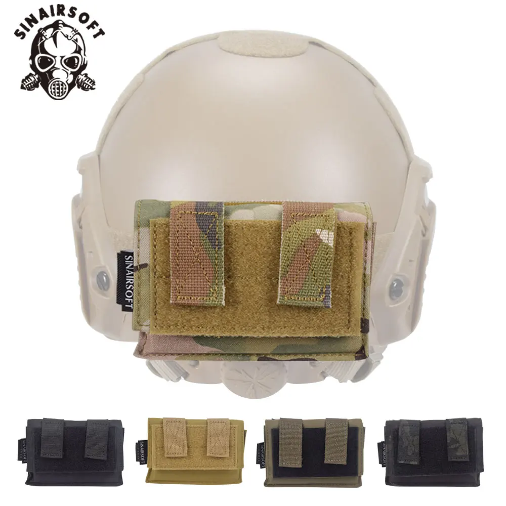 SINAIRSOFT Bolsa Táctica Trasera para Casco Rápido – Contrapeso NVG - imagen 2