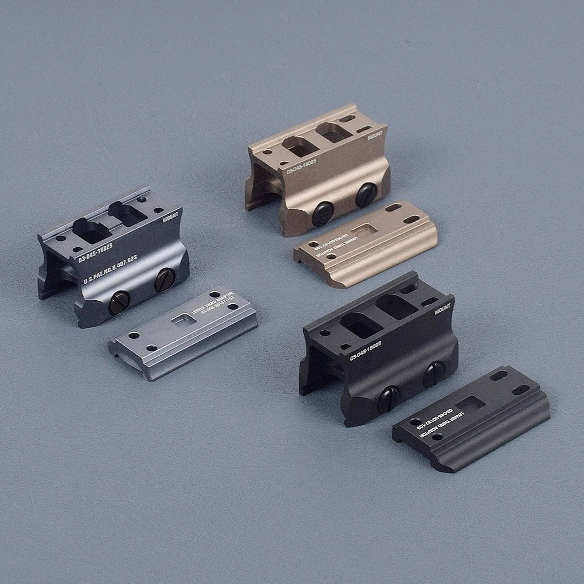 Soporte elevador para mira de punto rojo T01/T02 en riel de 20 mm - imagen 2