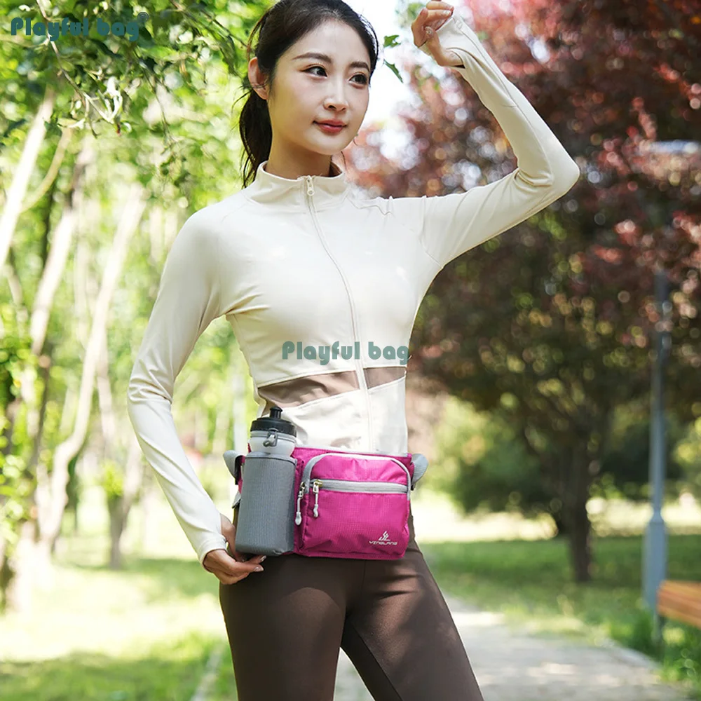 Riñonera de hidratación ligera con botella de agua para correr - imagen 4