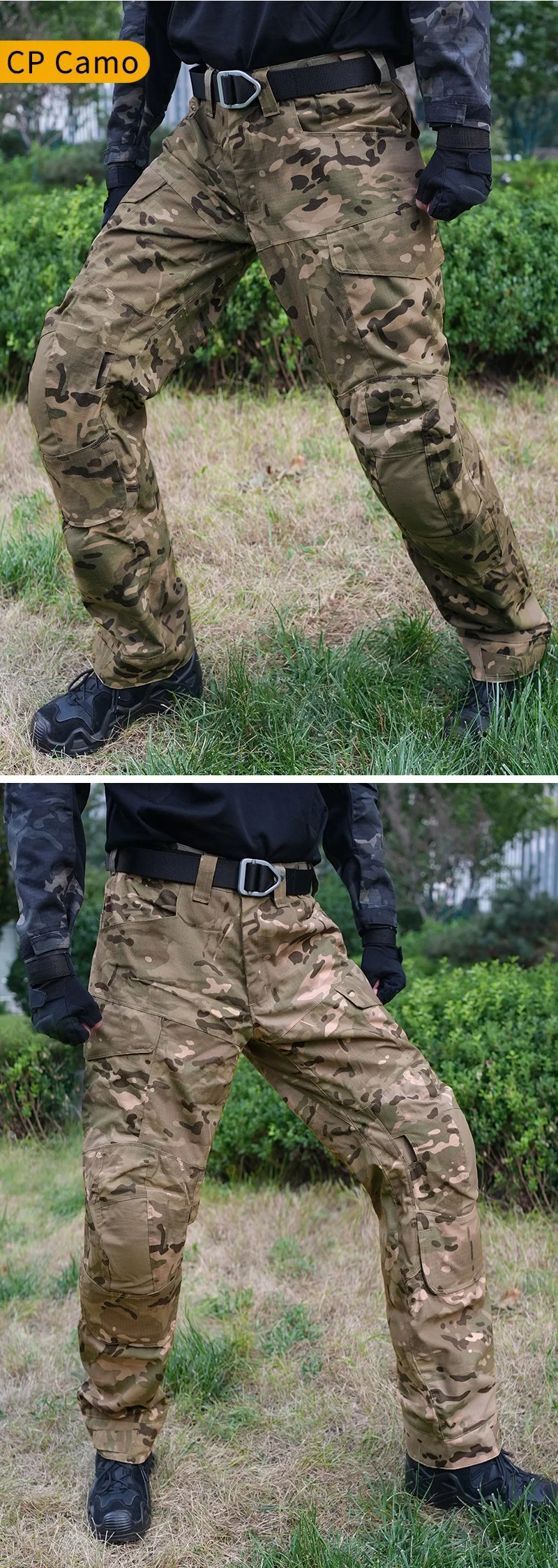 Estilo cargo para trabajo, senderismo y airsoft