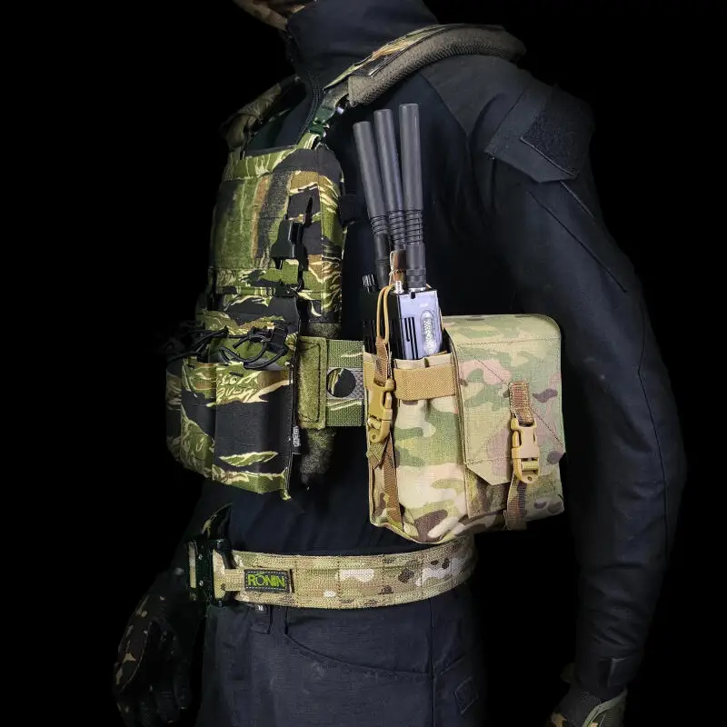 SS Mutant Variant funda táctica walkie talkie MOLLE multifunción - imagen 5
