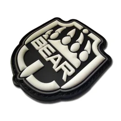 Parche táctico Escape de Tarkov USEC BEAR PVC 3D nocturno velcro