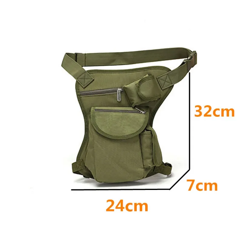 Bolsa de muslo/riñonera táctica ajustable