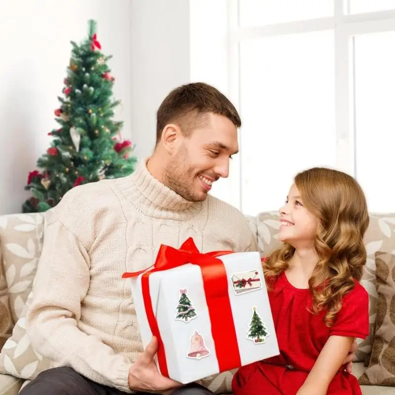 Pegatinas navideñas PVC impermeables extraíbles infantiles - imagen 2