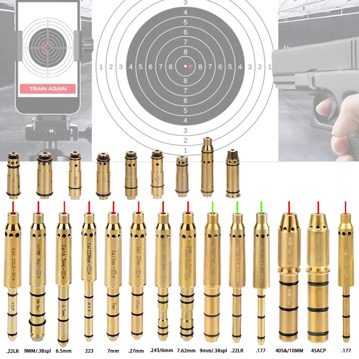 Entrenador de tiro láser punto rojo para pistola y tiro en seco - imagen 5