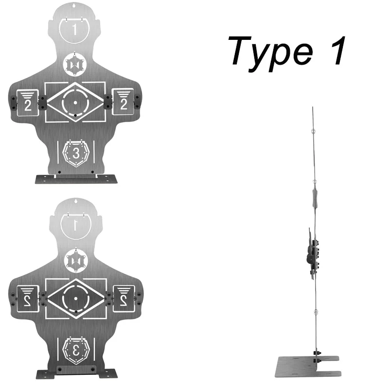 Objetivo de tiro táctico de acero inoxidable medio cuerpo - imagen 5