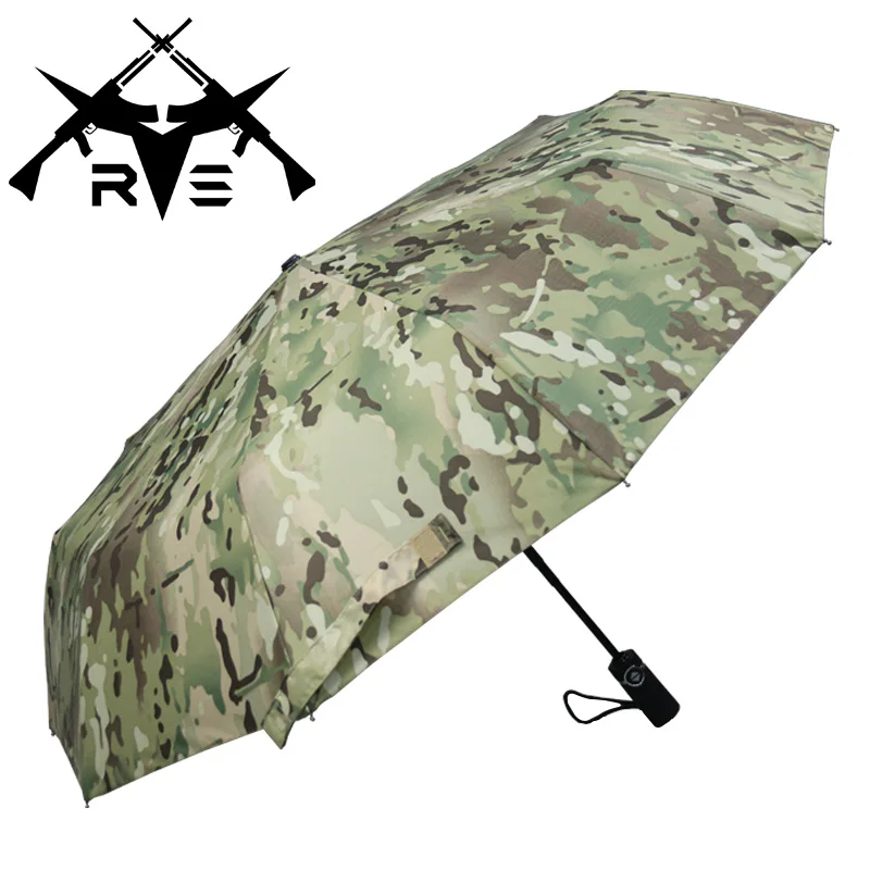 Ronson Paraguas táctico camuflaje MC automático para viajes