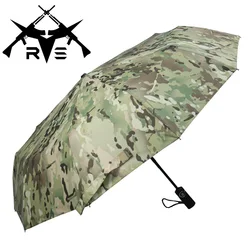 Ronson Paraguas táctico camuflaje MC automático para viajes