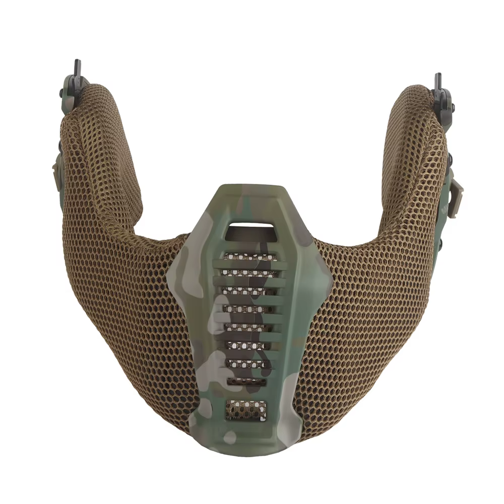 Casco táctico Wendy 3.0 con media máscara protección auditiva y bucal - imagen 2