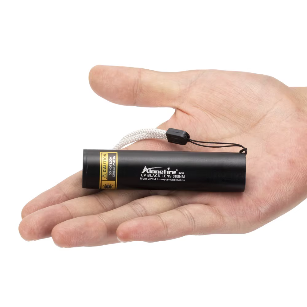Linterna UV recargable por USB