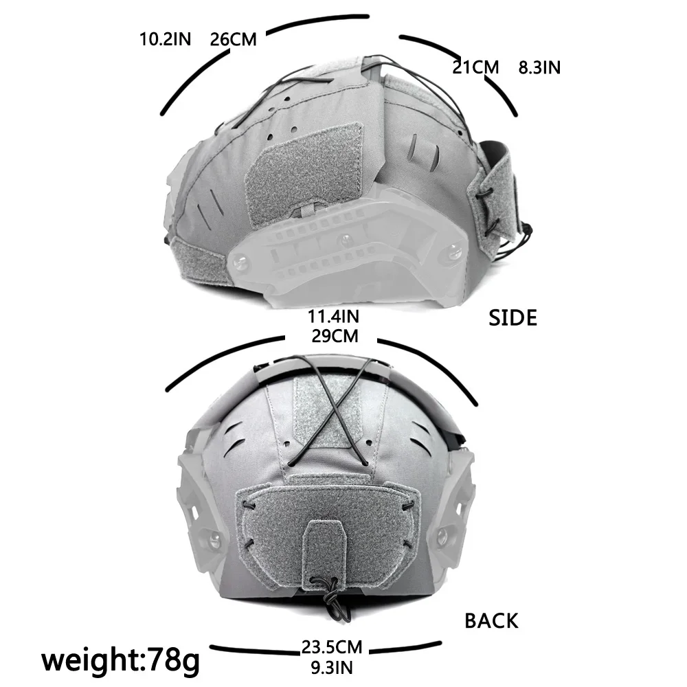 Funda Protectora Casco Táctico DMGear Camuflaje - Airsoft, Caza y Wargames - imagen 4