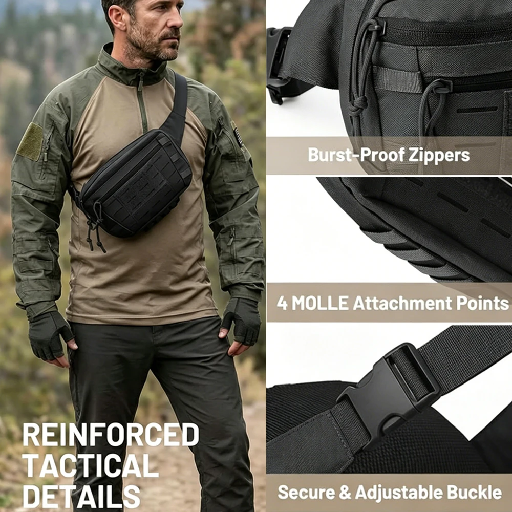 Funda táctica para pistola oculta EDC con liberación rápida - imagen 5