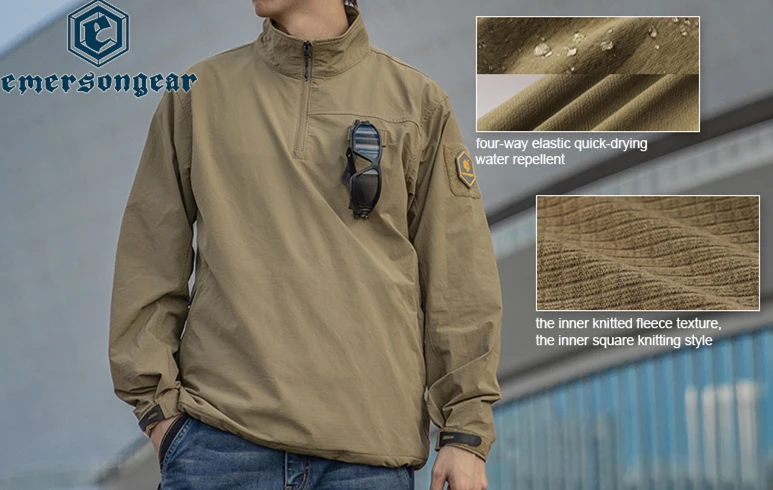 Sudadera táctica Emersongear Blue Label Gym Saltie con capucha - imagen 4