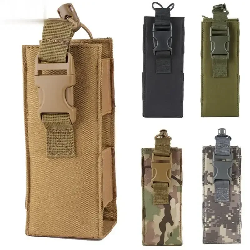 Funda táctica MOLLE para walkie talkie y radio de caza airsoft - imagen 5