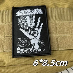 Parche táctico moral Punk Rock bordado gancho bucle para mochila