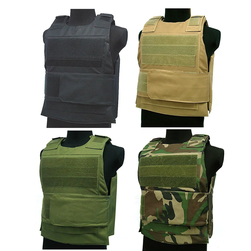 Chaleco táctico MOLLE portaplacas para Airsoft, paintball y caza - imagen 2